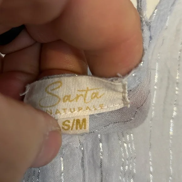 Santa Naturals | Gradient Blue ombré Maxi Dress | Size S/M - Picture 5 of 8